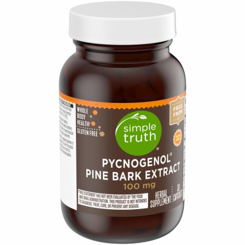 Simple Truth® Pycnogenol® Pine Bark Extract Capsules 100mg Perspective: back