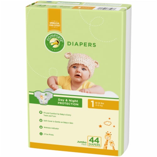 Diapers Size 7, 20 Count, Kroger Comforts Day Night Disposable Diapers, 41+ Pounds