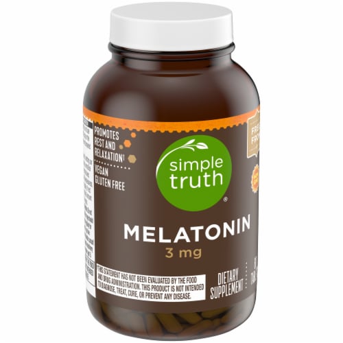 Simple Truth™ Melatonin Capsules 3mg Perspective: back