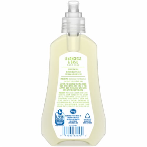 Kroger® Lemongrass & Basil Liquid Hand Soap Perspective: back