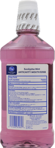 Kroger® Eucalyptus Mint Anticavity Mouth Rinse Perspective: back