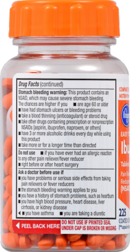 Kroger® Ibuprofen 200 mg Tablets Perspective: back