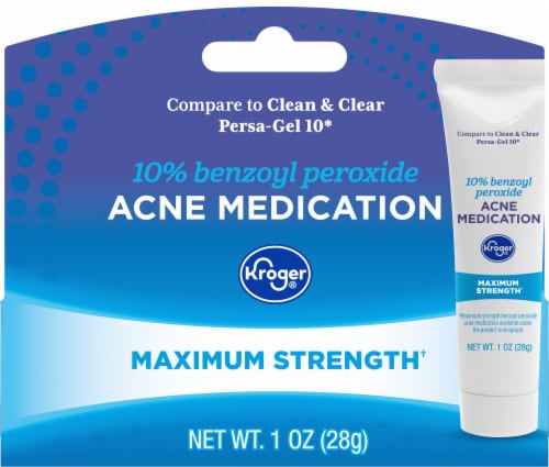 Kroger® Max Strength Acne Gel Treatment Perspective: back