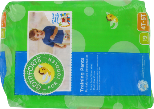 Comforts® For Toddler Day & Night Training Pants Boys 4T-5T Perspective: back