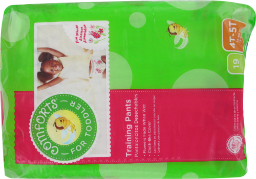 Comforts® For Toddler Day & Night Training Pants Girls 4T-5T Perspective: back
