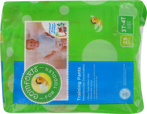 Comforts® For Toddler Day & Night Training Pants Boys 3T-4T Perspective: back
