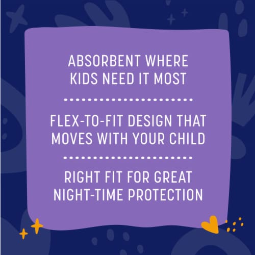 Comforts™ Nite Pants S-M Boys & Girls Overnight Disposable Underpants Perspective: back