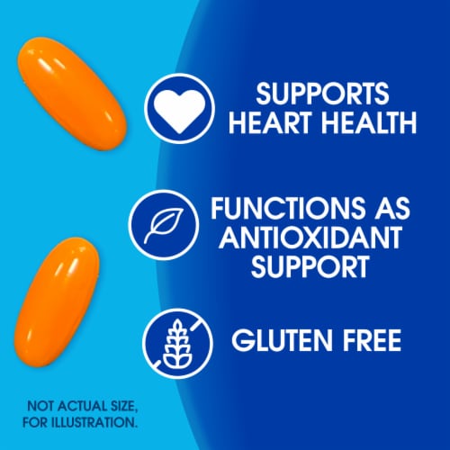 Kroger® Coenzyme Q-10 Heart Support Softgels 400mg Perspective: back