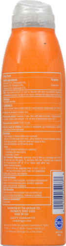Kroger® Sport Sunscreen Spray SPF 15 Perspective: back