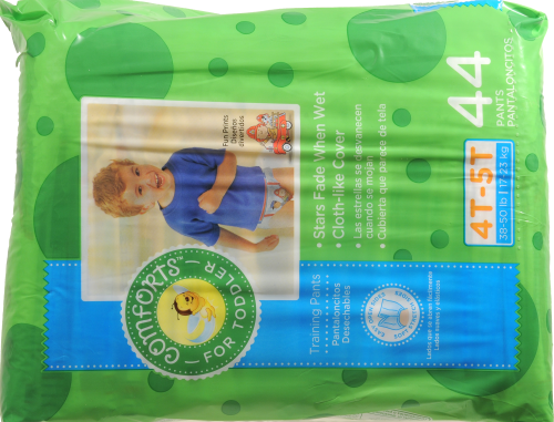 4 Comforts For Baby Diapers Size 6 over 35+ lb Bumble Bee Print Kroger