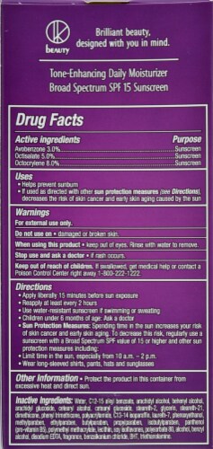 Kroger® Illuminate Tone and Texture Daily Moisturizer SPF 15 Perspective: back