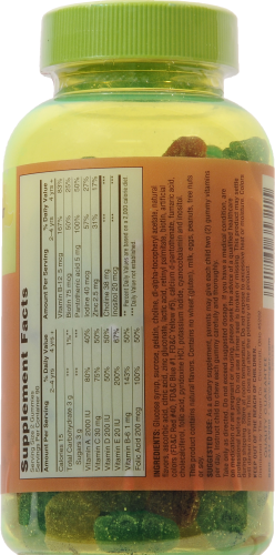 Kroger® Kid's Health Sour Multivitamin Gummies Perspective: back