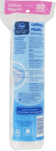 Kroger® 100% Cotton Exfoliating Rounds Perspective: back
