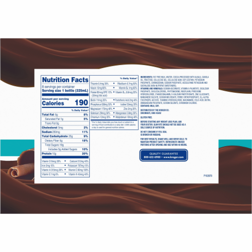 Kroger® Slim Rite® Chocolate Royale Meal Alternative Beverage 8 Bottles Perspective: back