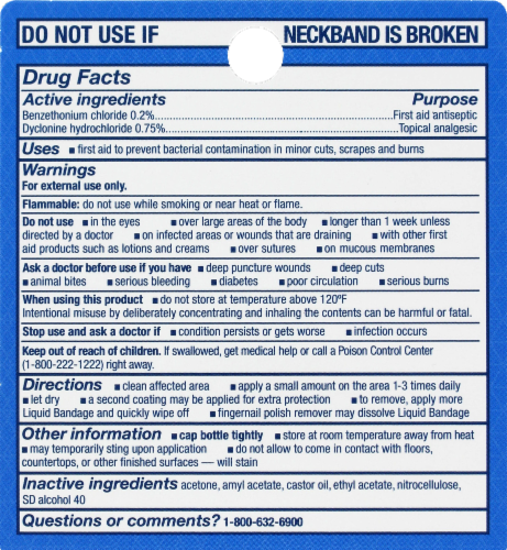 Kroger® Liquid Bandage Perspective: back