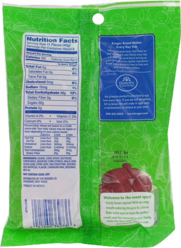 Kroger® Cherry Sours Perspective: back