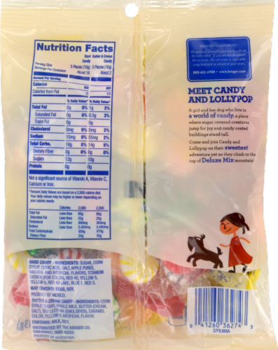 Kroger® Deluxe Mix Hard Candies Perspective: back