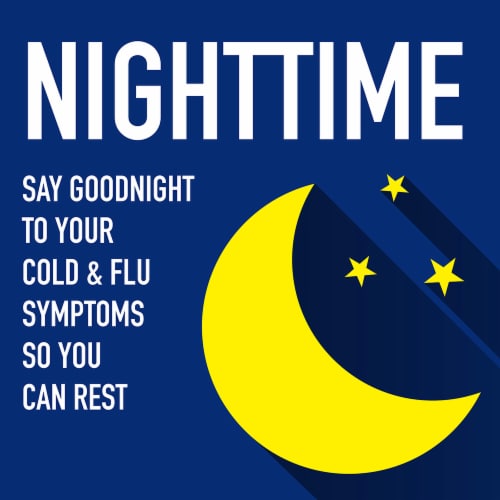 Kroger® Nighttime Cold & Flu Relief Liquid Perspective: back