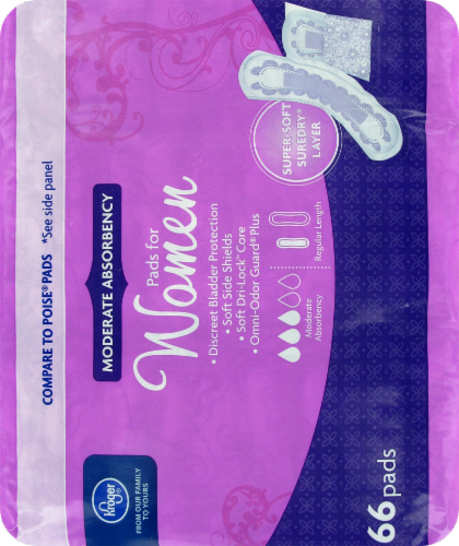 Kroger® Moderate Bladder Control Pads Perspective: back