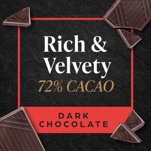 Private Selection® 72% Cacao Dark Chocolate Swiss Candy Bar Perspective: back