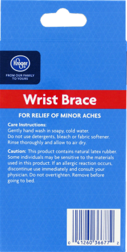 Kroger® Adjustable Wrist Support Perspective: back