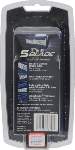 Kroger® Five Blade Razor Perspective: back