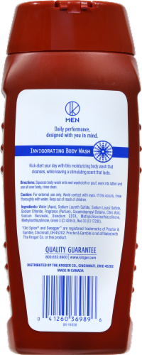 Kroger® Fuel Invigorating Body Wash Perspective: back