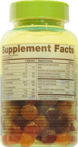 Kroger® Multivitamin Gummies Perspective: back