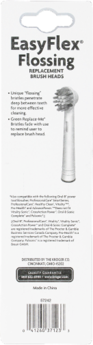 Kroger® EasyFlex Flossing Replacement Brush Heads Perspective: back