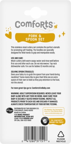 Comforts™ Fork & Spoon Set Perspective: back