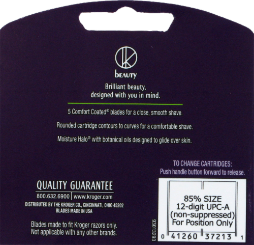 Kroger® Women's 5-Blade Cartridge Refills Perspective: back