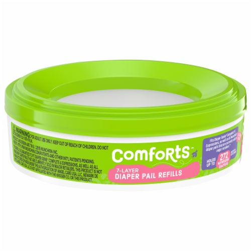 Comforts™ Diaper Pail Refill Bags Perspective: back