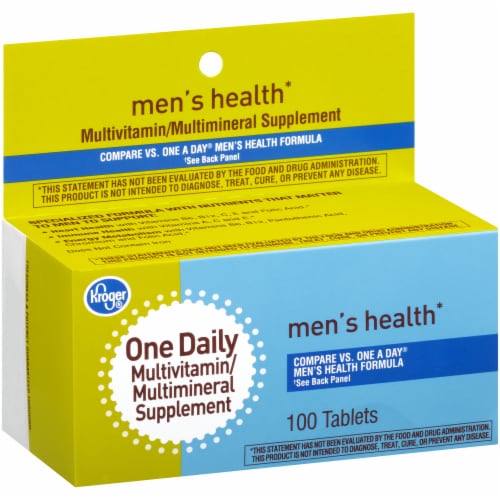 Kroger® Men's Multivitamin One Daily Tablets Perspective: back