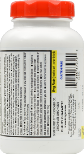Kroger® Naproxen Sodium Pain Reliever/Fever Reducer Liquid Capsules Perspective: back