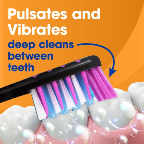 Kroger® VibraClean® Deep Cleaning Toothbrush with Medium Bristles Perspective: back
