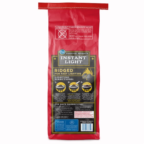 Kroger® Instant Light Ridged Charcoal Briquets - Original Perspective: back