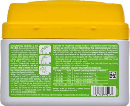 Comforts™ For Baby Stage 1 Milk-Based Infant Formula Powder With Iron Perspective: back