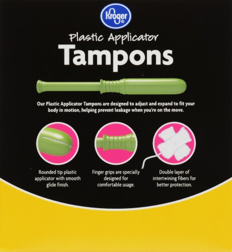 Kroger® Fitness Regular Tampons Perspective: back