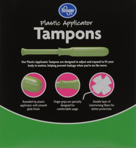Kroger® Fitness Super Tampons Perspective: back