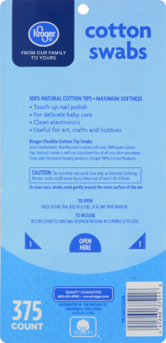Kroger® Flexible Cotton Swabs Perspective: back