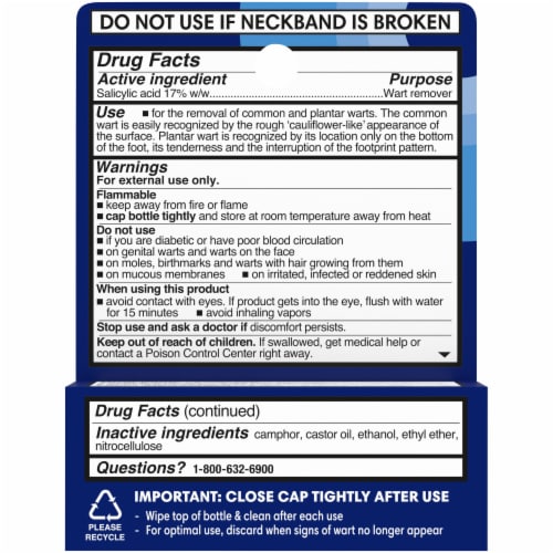 Kroger® Liquid Wart Remover Perspective: back