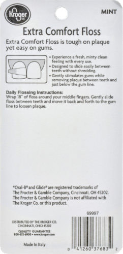 Kroger®  Mint Extra Comfort Floss Perspective: back
