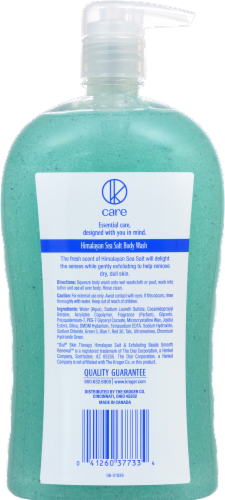 Kroger® Himalayan Salt Exfoliating Body Wash Pump Perspective: back