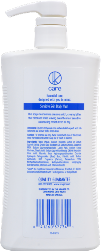 Kroger® Sensitive Skin Body Wash Perspective: back
