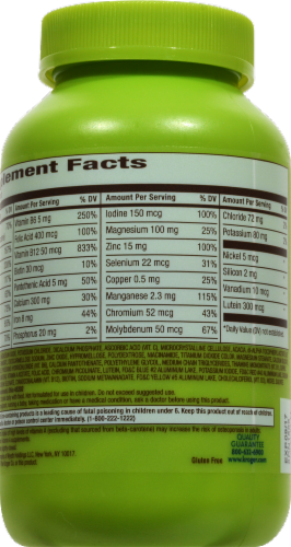 Kroger® Complete Women 50+ Multivitamins Tablets Perspective: back