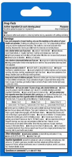 Kroger® Coated Ice Mint Nicotine Gum 4mg Perspective: back