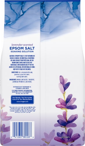 Kroger® Relax Lavender Epsom Salt Perspective: back