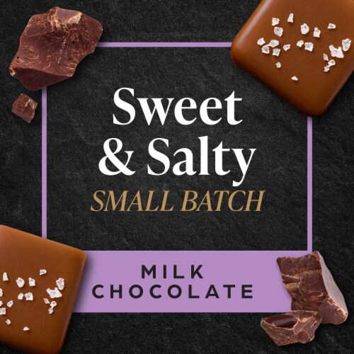 Private Selection® Milk Chocolate Sea Salt Toffee Truffles Perspective: back