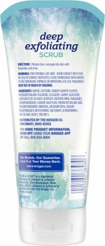 Kroger® Care Scrub Deep Exfoliating Scrub Facial Cleanser Perspective: back