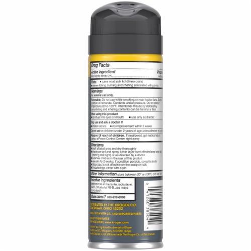 Kroger®  Medicated Jock Itch Spray Can Perspective: back